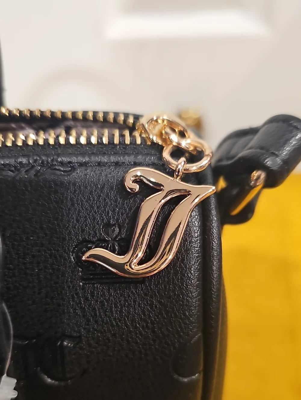 Juicy Couture Black Faux Leather Satchel Crossbody NWOT